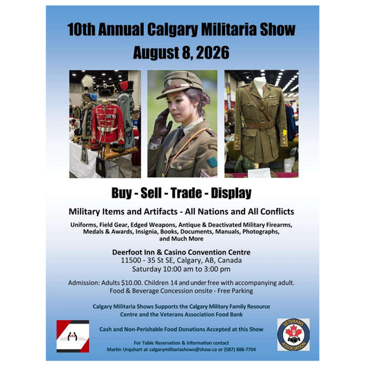 Calgary Military Show August 8, 2026