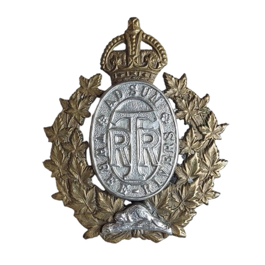 WW2 Canadian Three Rivers Regiment Cap Badge