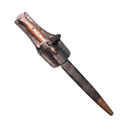 Pre-WW1 British Lee Metford Bayonet With Matching Scabbard and Frog