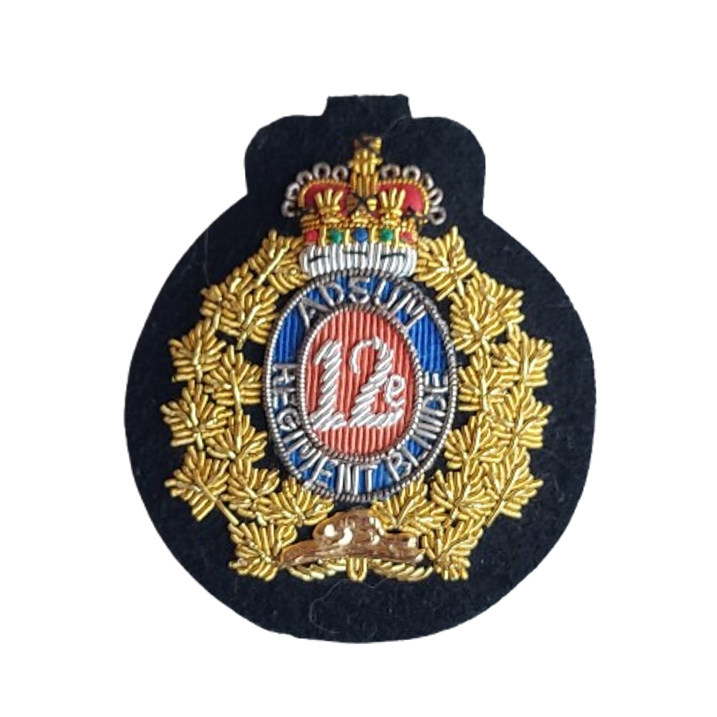Post-WW2 Canadian Three Rivers Regiment Cap Badge