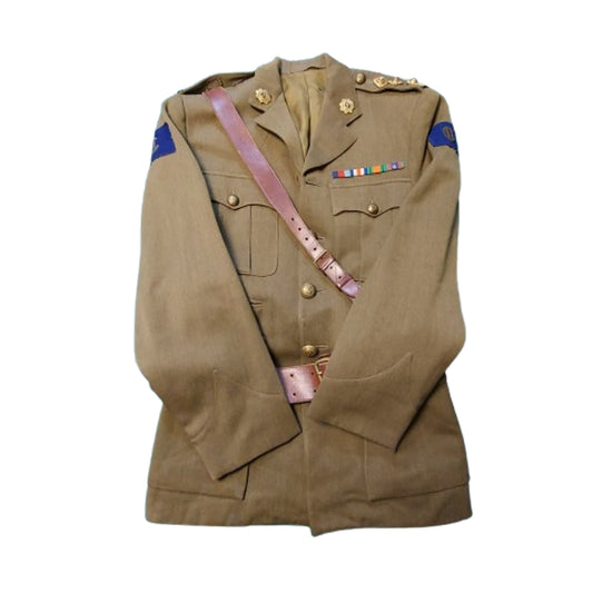 WW2 Canadian RCASC Royal Canadian Army Service Corps Officer's Service Dress Tunic