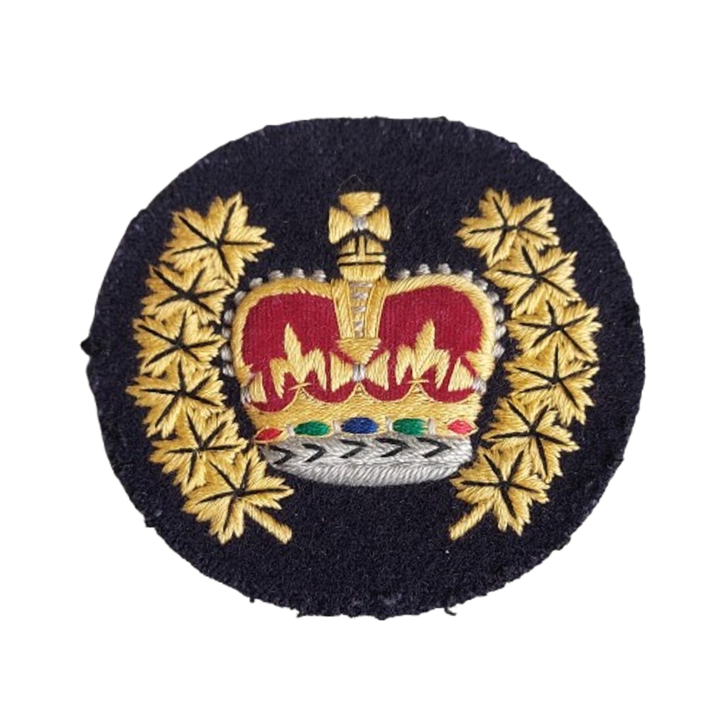 Post-WW2 RCMP Royal Canadian Mounted Police Staff Sergeant Uniform Insignia