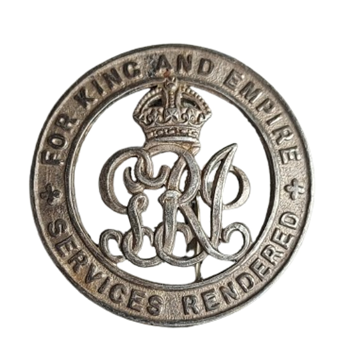 WW1 Canadian CEF For King and Empire Services Rendered Pin