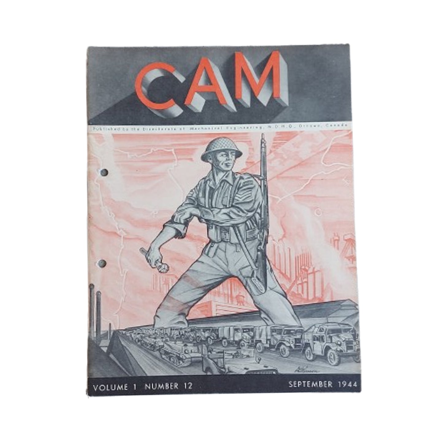 WW2 Canadian Armour Motor Magazine September 1944