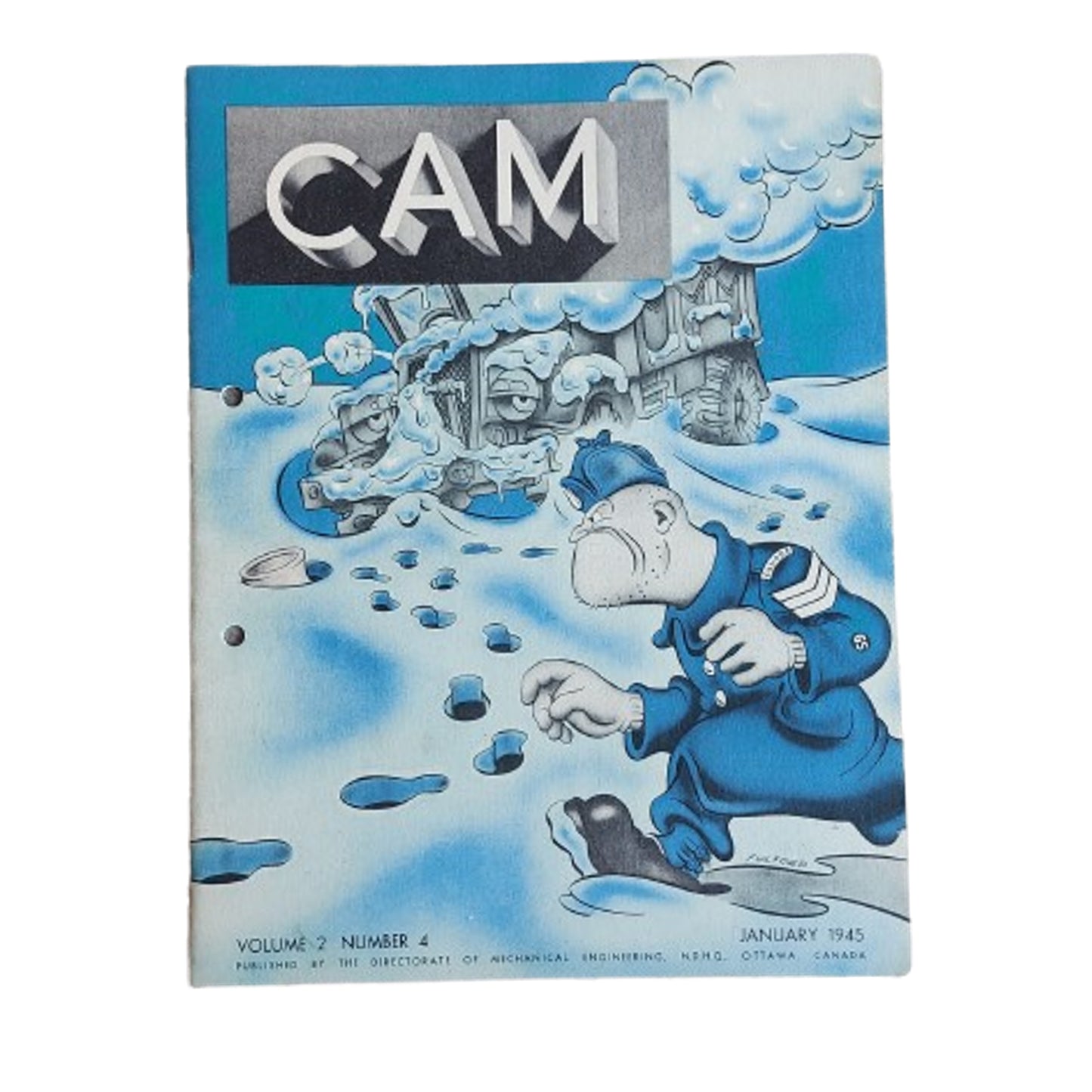 WW2 Canadian Armour Motor Magazine January 1945