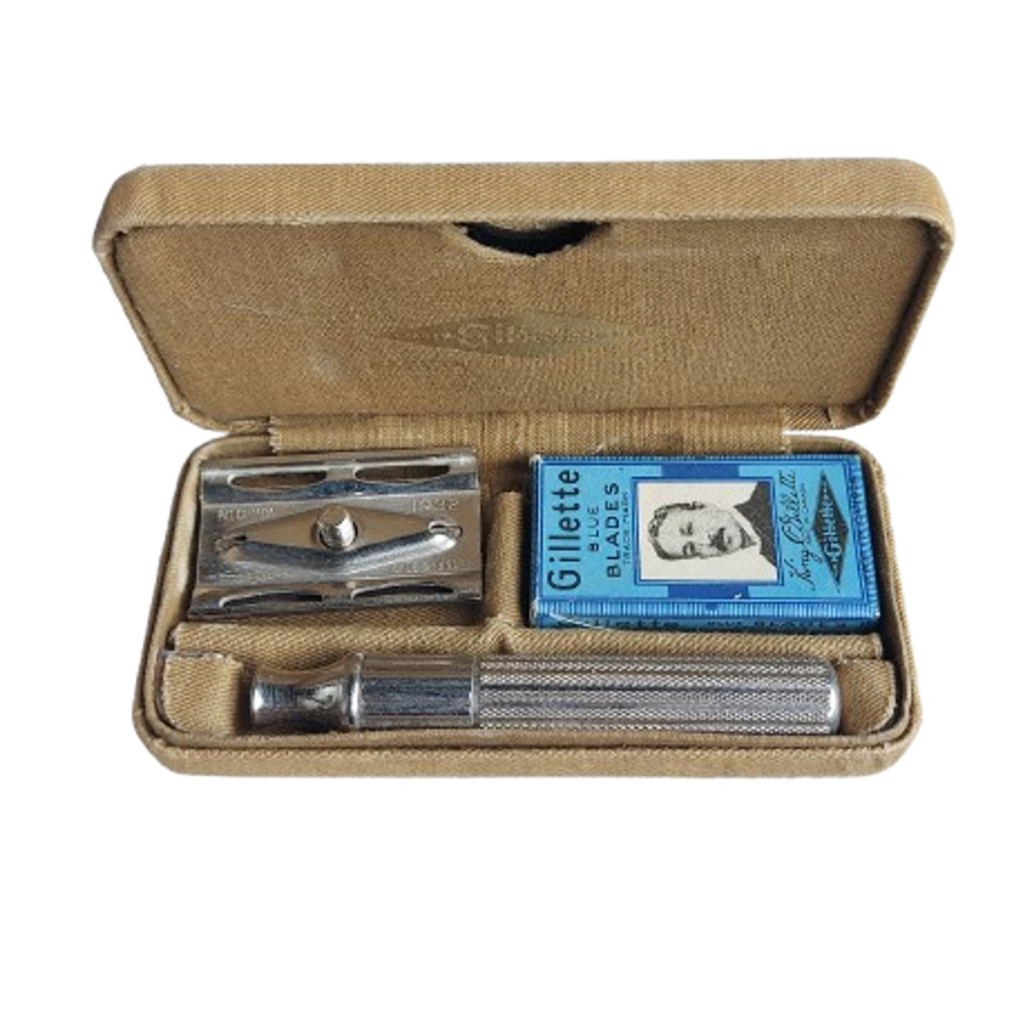 WW2 Canadian Army Gillette Shaving Kit With Service Number