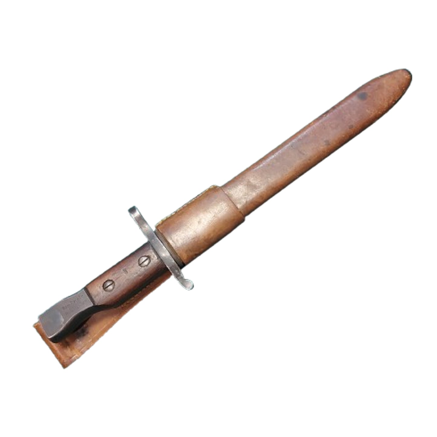 WW1 Canadian CEF 1907 Ross Rifle Bayonet With Battalion Marked Scabbard 1916