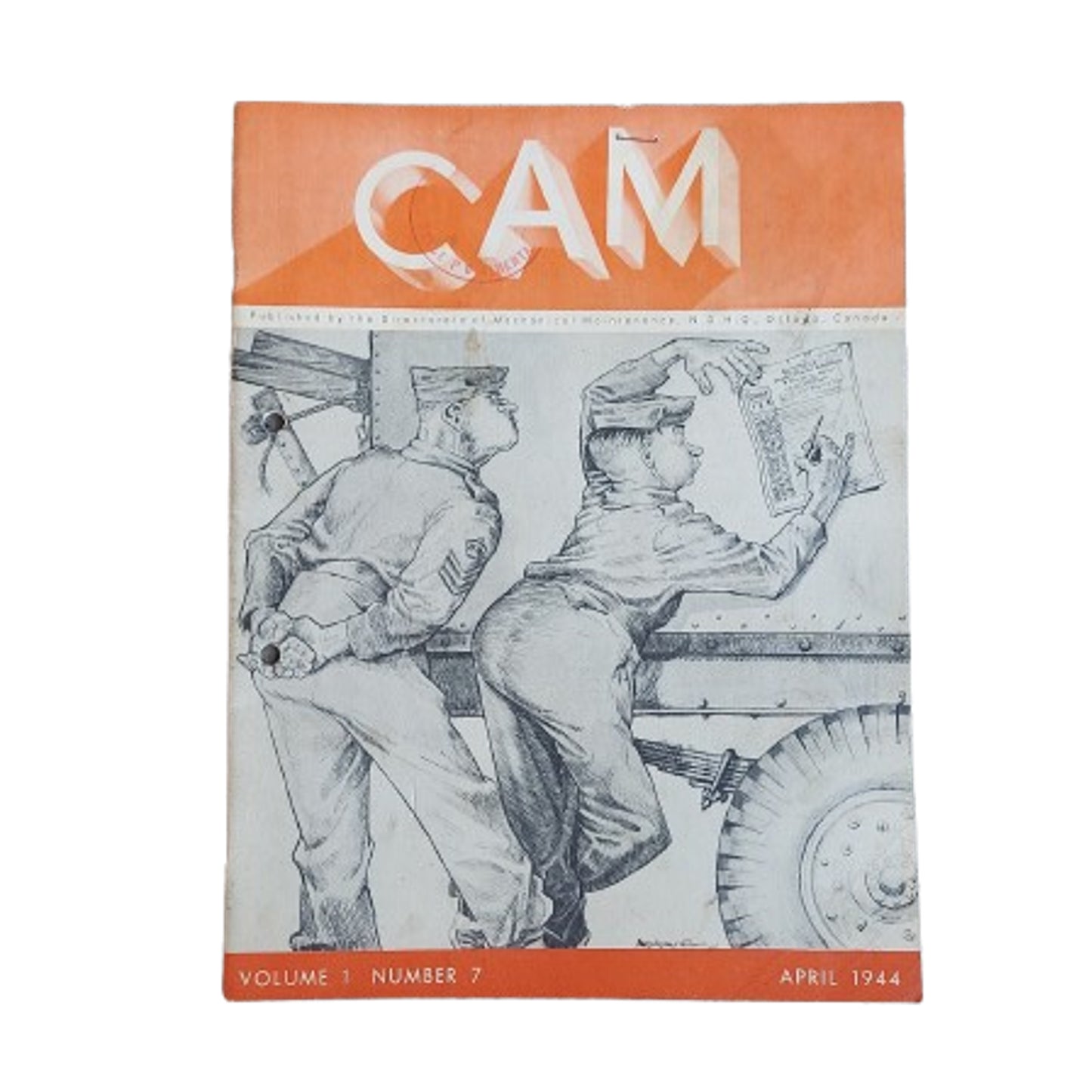 WW2 Canadian Armour Motor Magazine April 1944