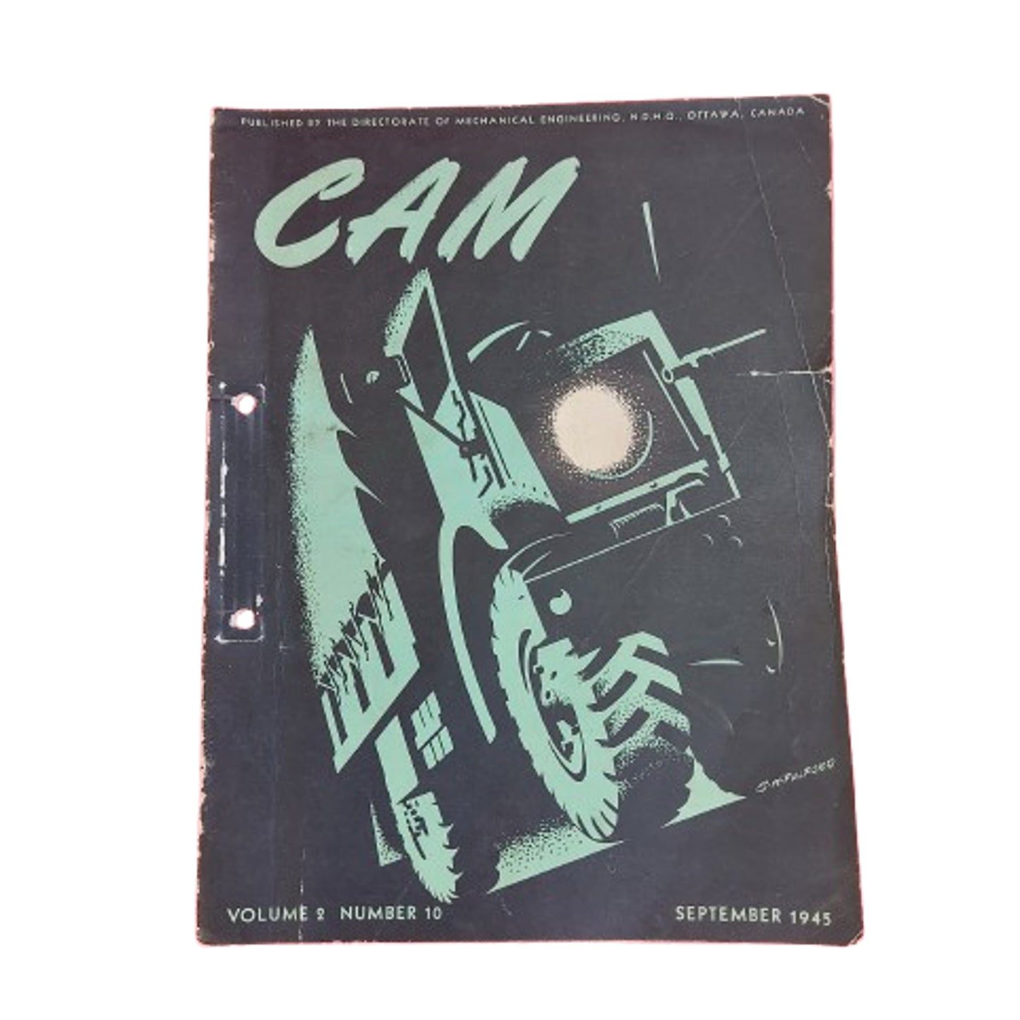 WW2 Canadian Armour Motor Magazine September 1945