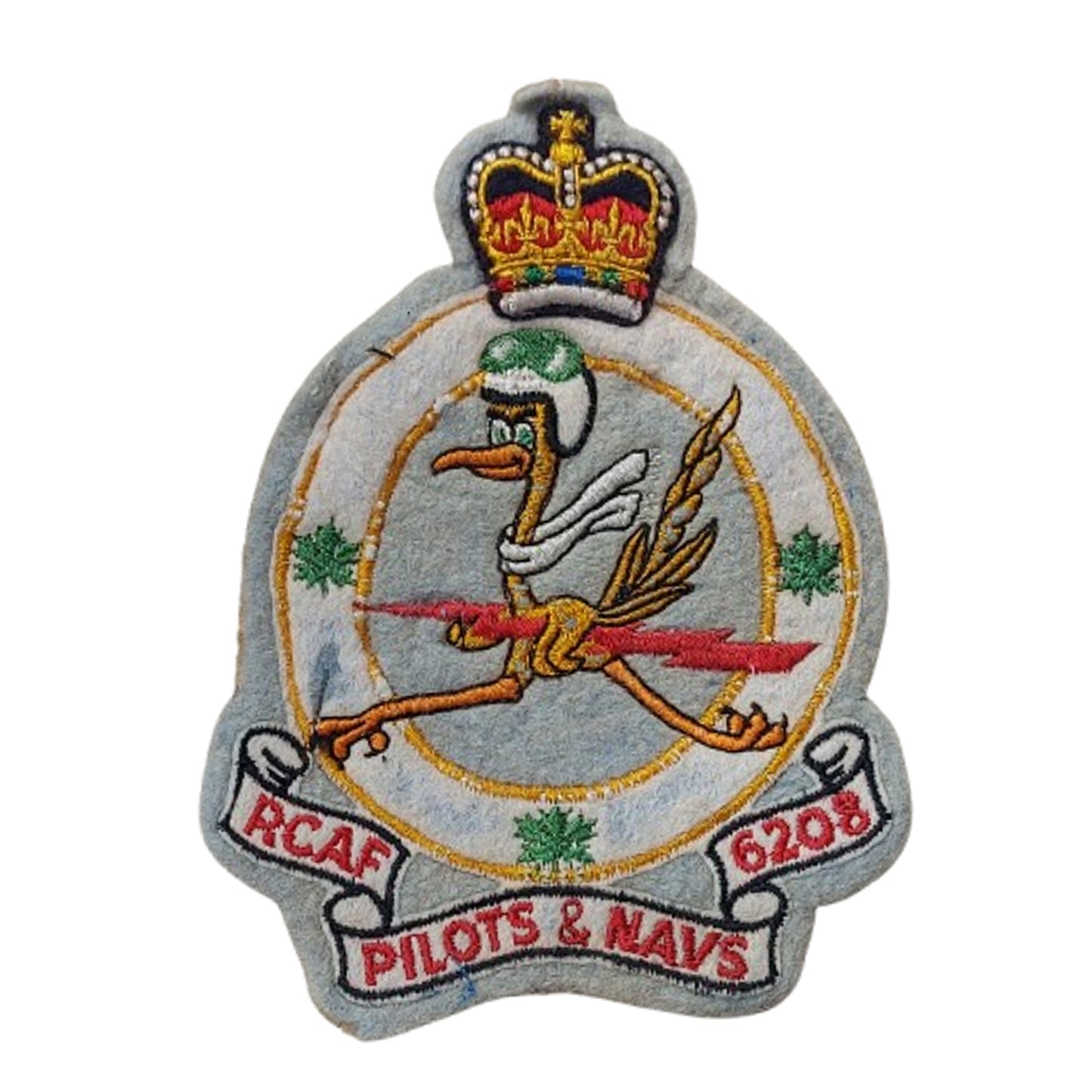 Post-WW2 Canadian RCAF Royal Canadian Air Force 6208 Pilots And Navigators Jacket Crest