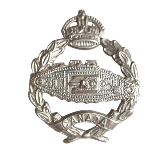 WW2 Canadian Armoured Corps (Tank) Cap Badge