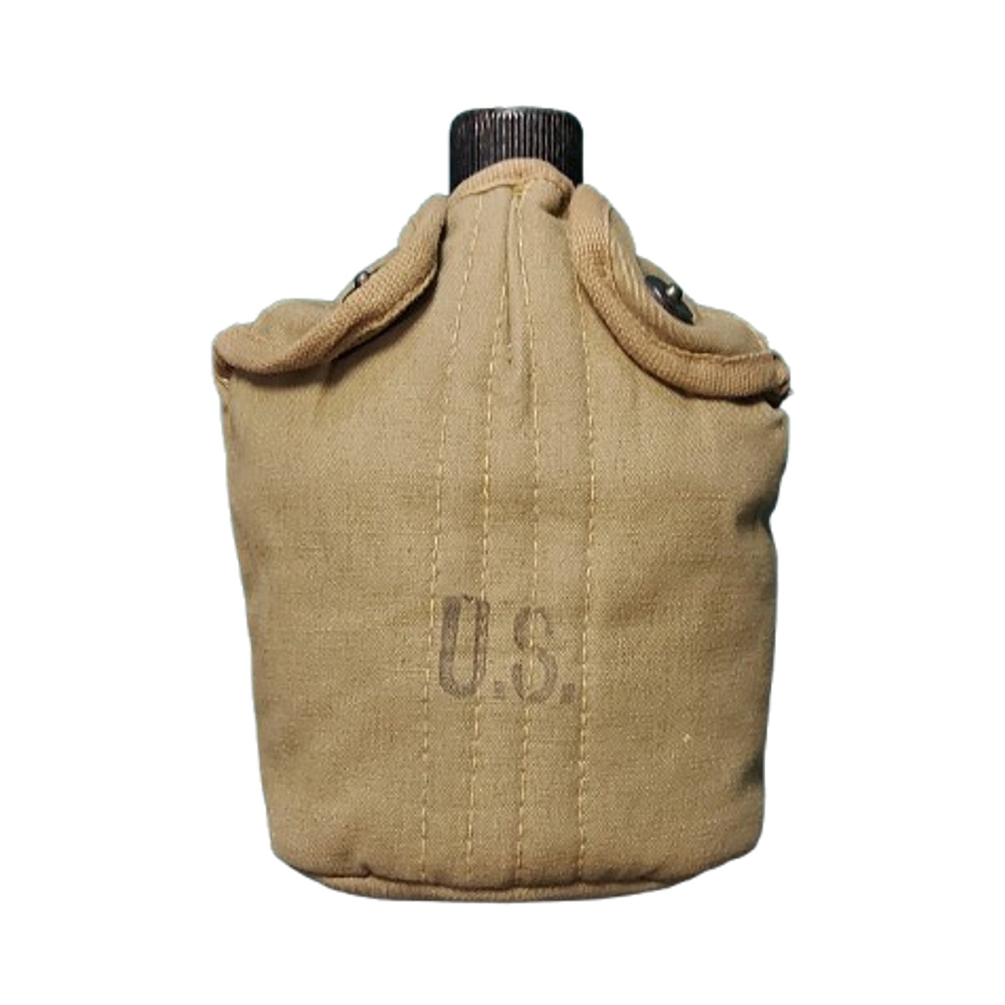 WW2 United States Canteen With Cup And Cover British Marked 1945