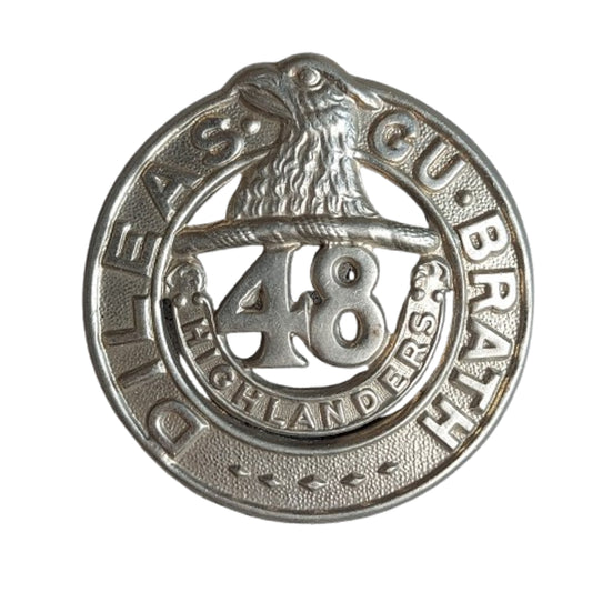 WW2 Canadian 48th Highlanders of Canada Cap Badge