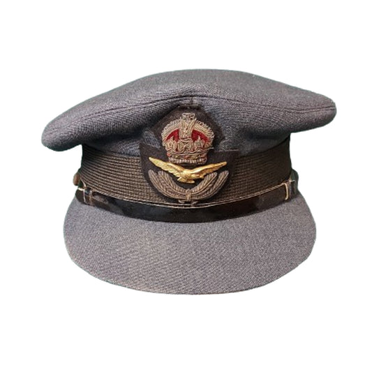 WW2 Canadian British RCAF RAF Flight Officer's Visor Cap