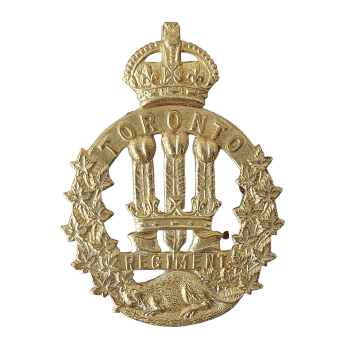 WW1 Canadian 3rd Battalion Toronto Regiment Cap Badge Scully Montreal