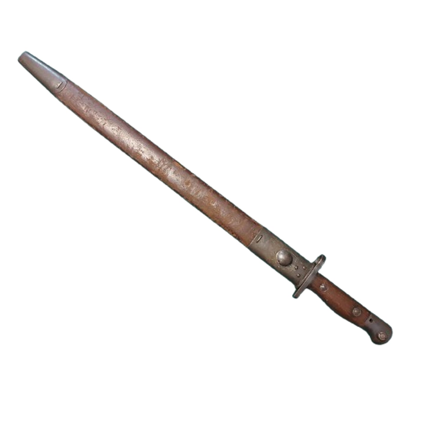 WW1 British Pattern 1907 Bayonet And Scabbard WW2 Reissue