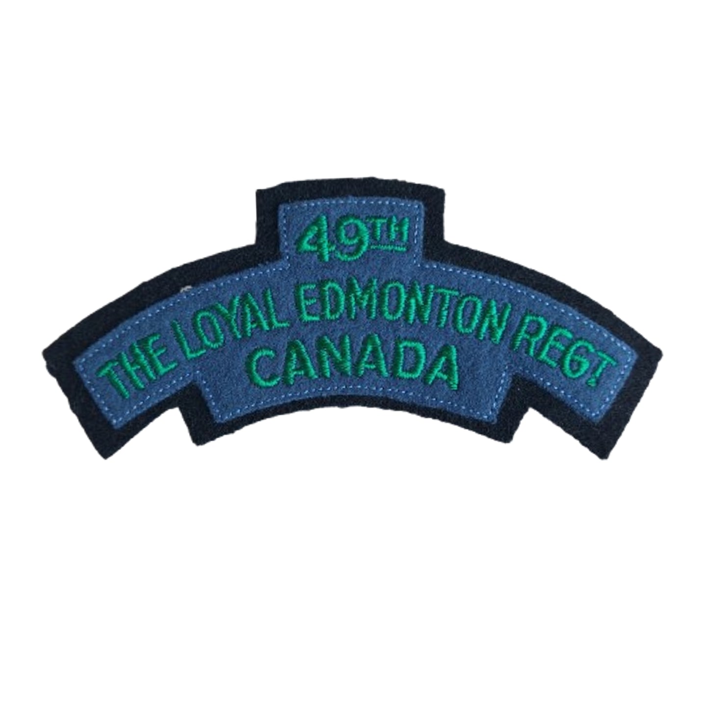 Post-WW2 Canadian 49th The Loyal Edmonton Regiment Canada Shoulder title