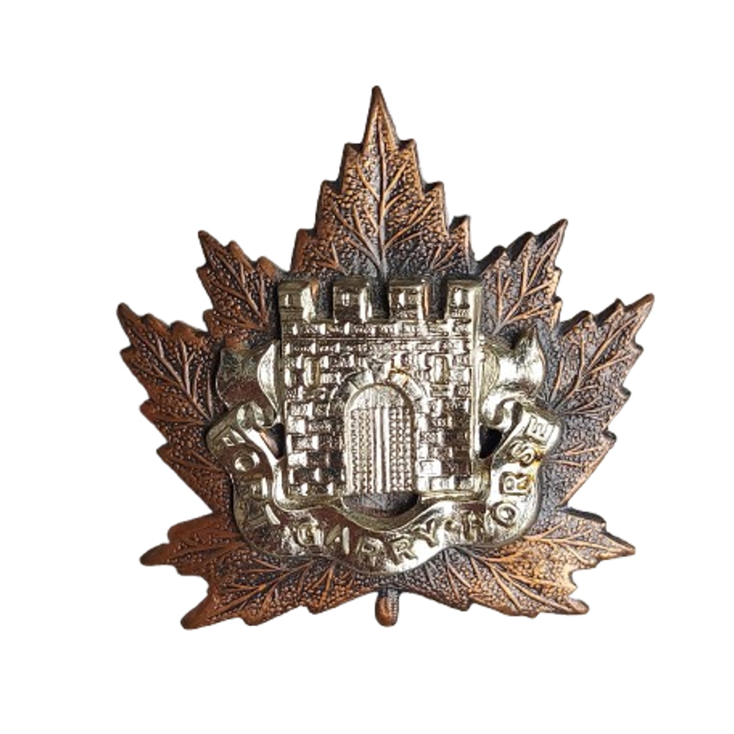 WW2 Canadian Fort Garry Horse Cap Badge