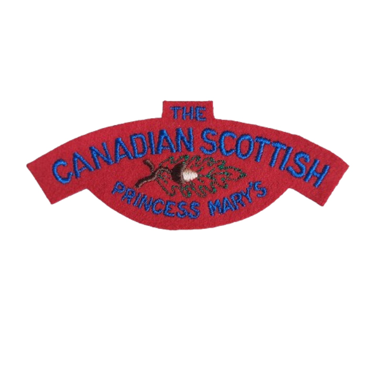 Post-WW2 Canadian Scottish Princess Mary's Cloth Shoulder Title
