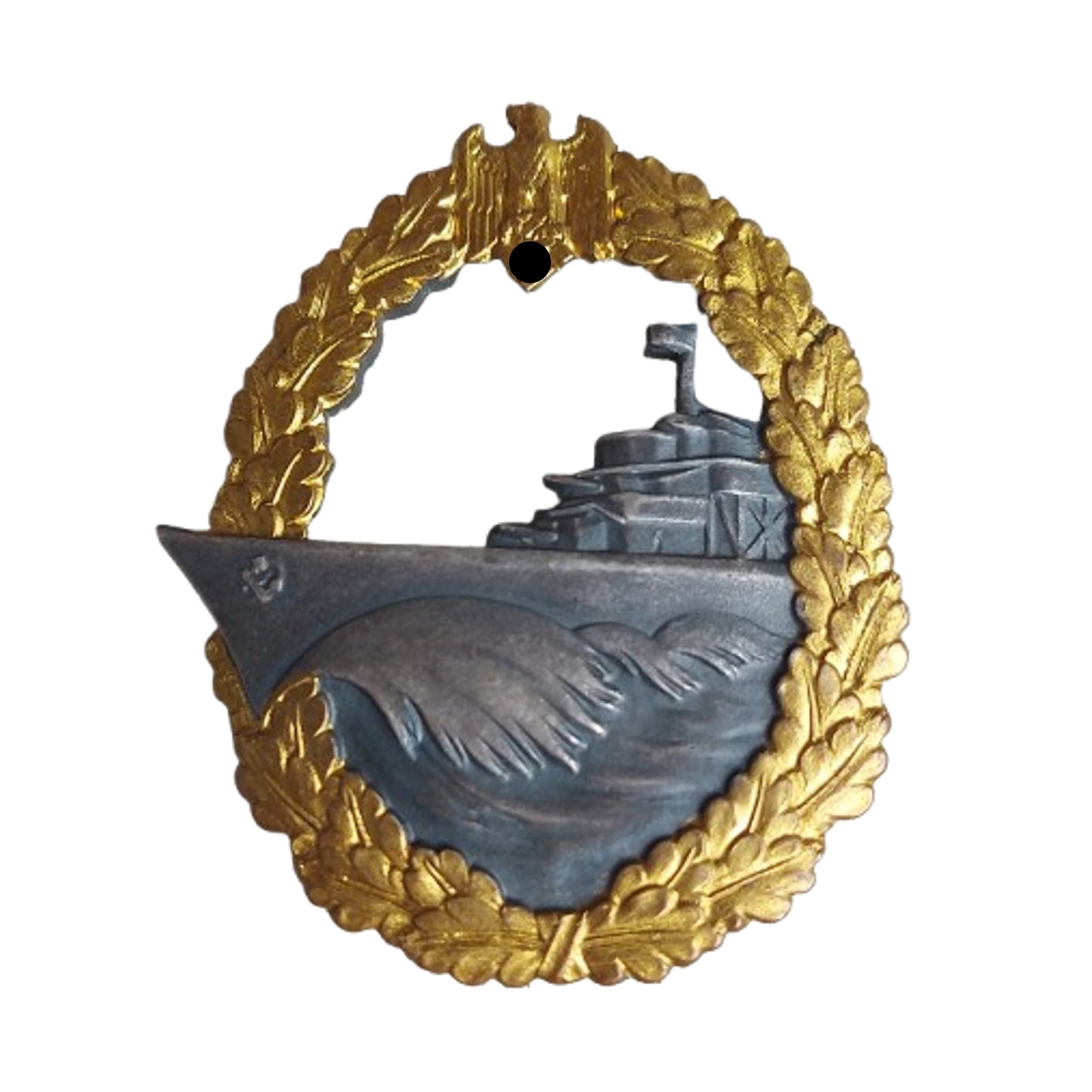 WW2 German Kriegsmarine Destroyer War Badge Schwerin Berlin