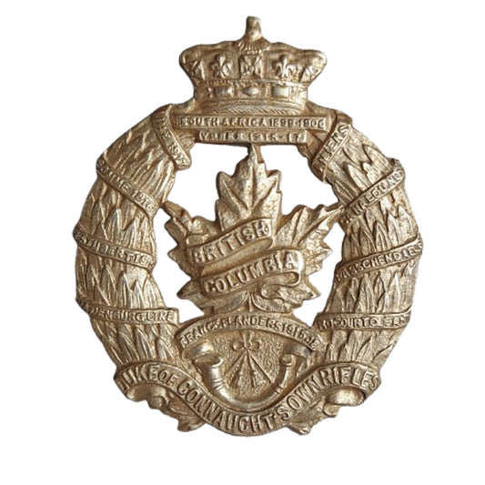 WW2 Canadian British Columbia Regiment Cap Badge
