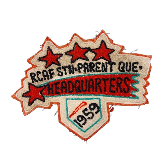 Post-WW2 Canadian RCAF 8th Parent Quebec Headquarters Jacket Crest 1959