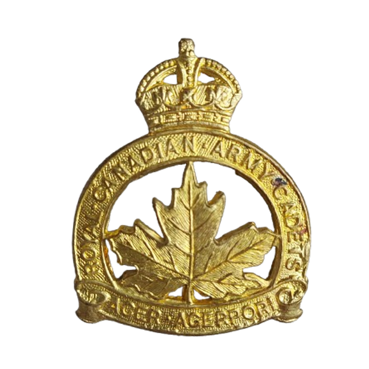 WW2 Canadian RCAC Royal Canadian Army Cadets Cap Badge