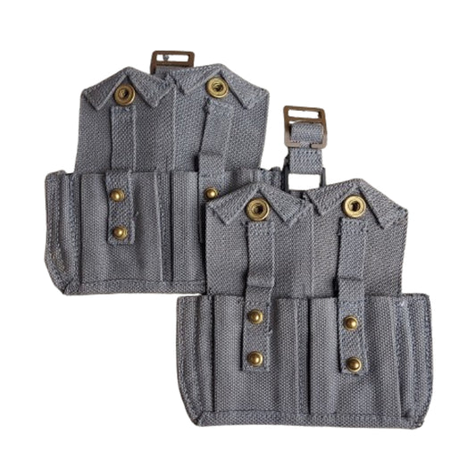 WW2 Canadian RCAF P37 Ammunition Pouch Pair 1943
