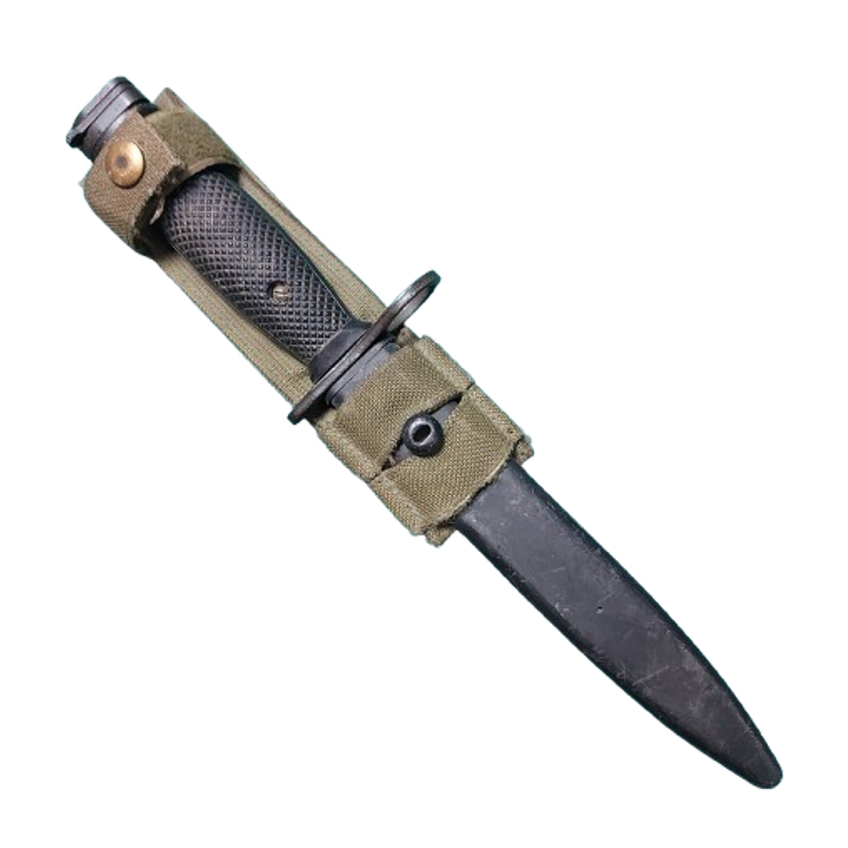 Post-WW2 Canadian Nella C7/C8 (M16) Knife Bayonet With Scabbard And Frog