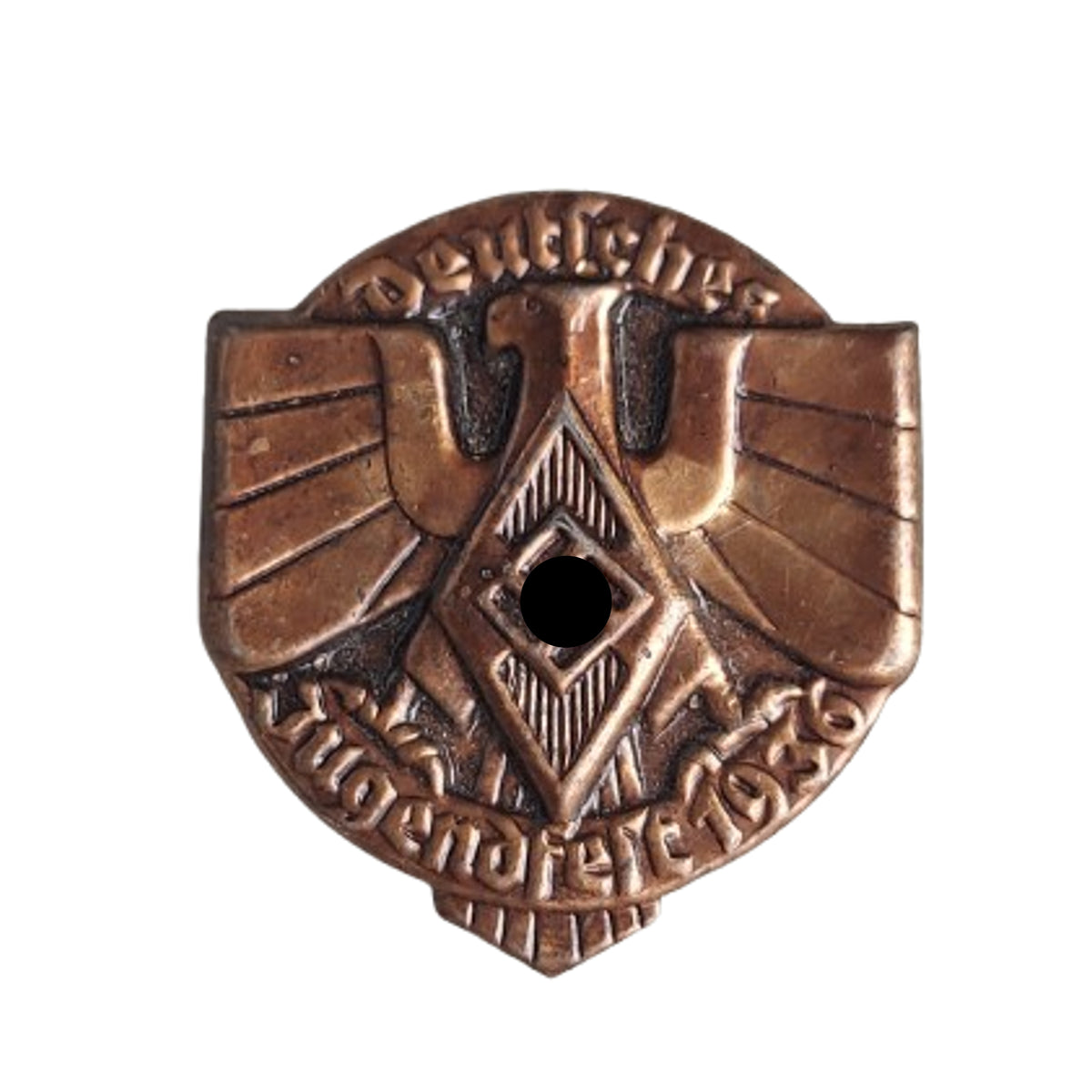 WW2 German HJ Hitler Youth 1936 Event Badge