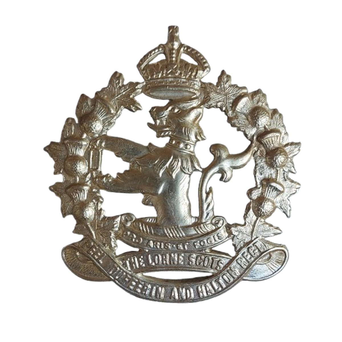 WW2 Canadian Lorne Scots Regiment Cap Badge Scully Montreal