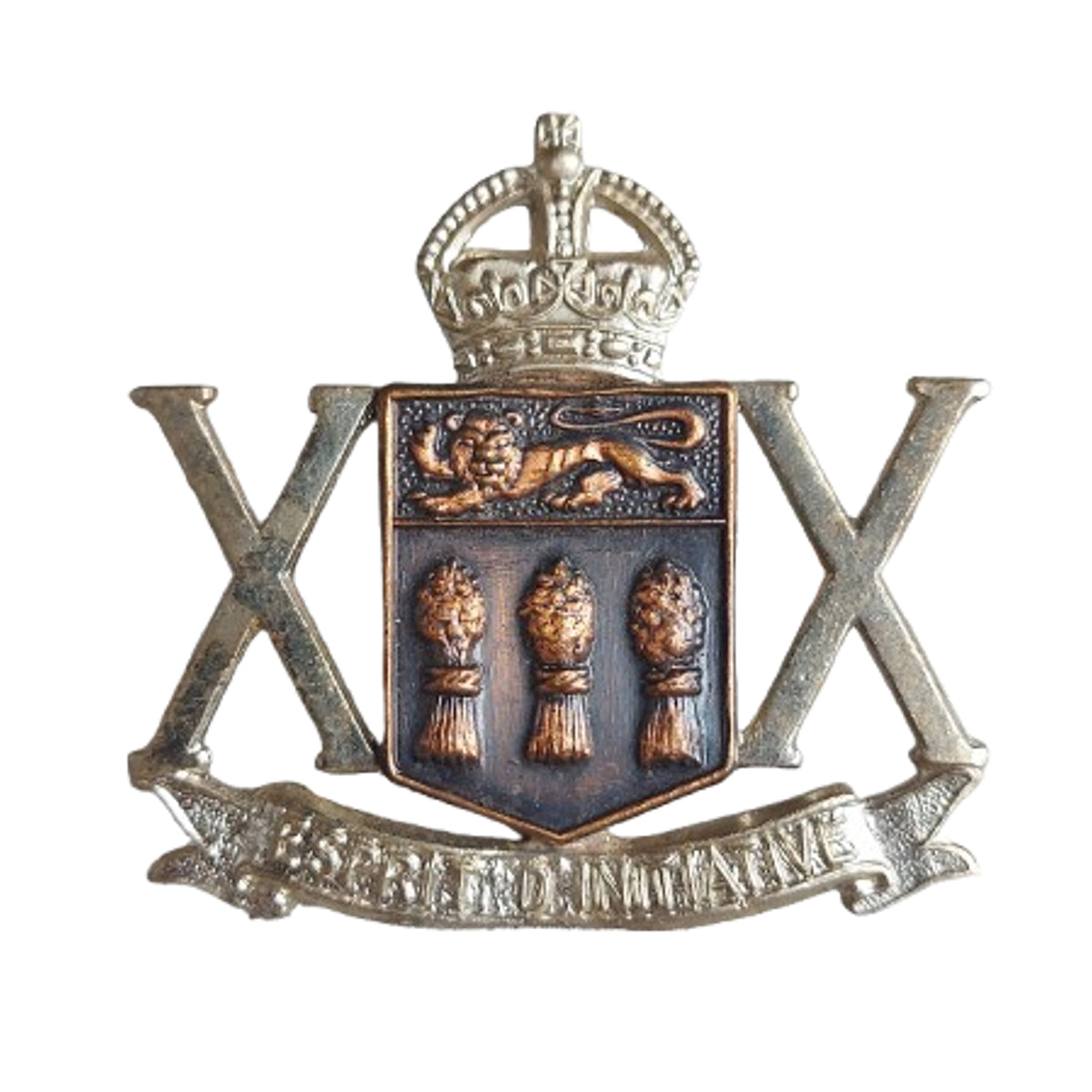 WW2 Canadian 20th Saskatchewan Regiment Cap Badge