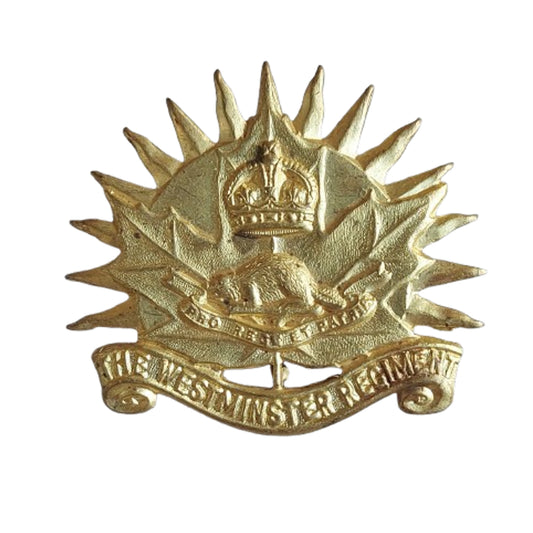 WW2 Canadian The Westminster Regiment Cap Badge