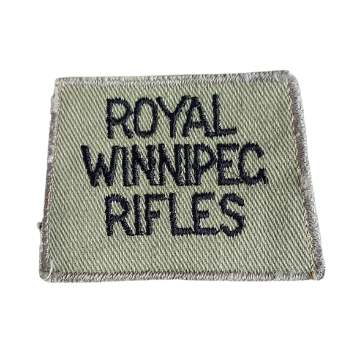 WW2 Canadian Royal Winnipeg Rifles Tropical Slip On Uniform Insignia