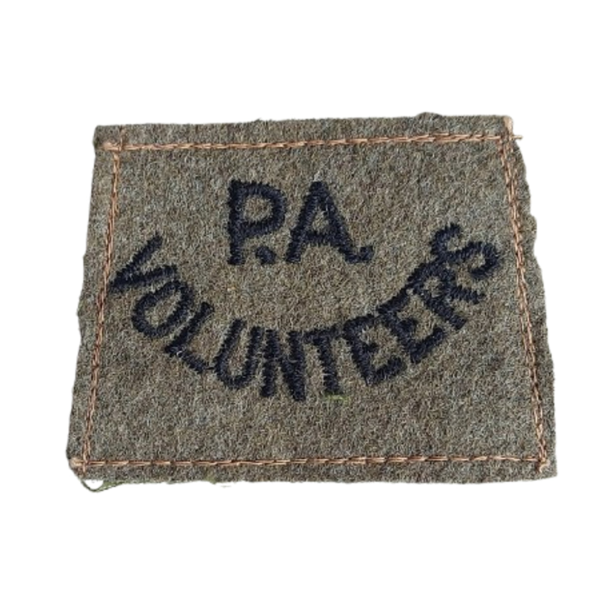 WW2 Canadian Prince Albert Volunteers Slip On Uniform Insignia
