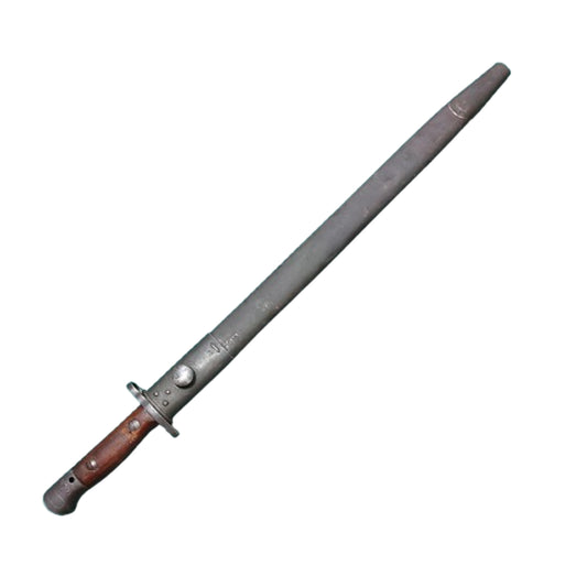 WW1 British Pattern 1907 Bayonet And Scabbard WW2 Reissue 1942