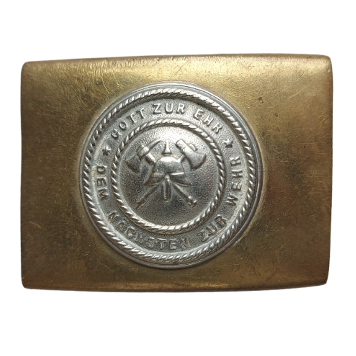 Pre-WW2 German Fire Brigade Feuerwehr Belt Buckle