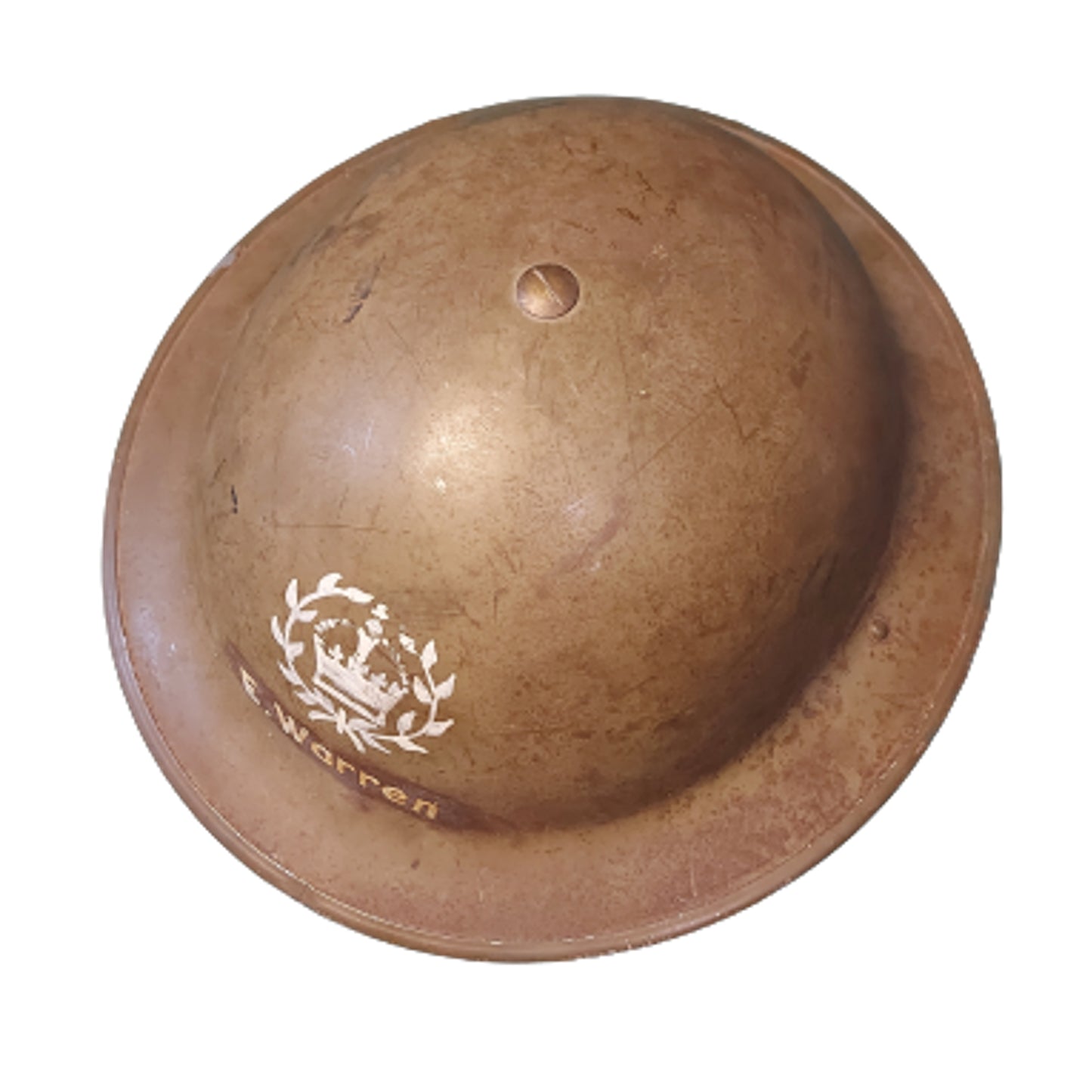 Named WW2 Canadian Warrant Officer's Field Helmet 1942