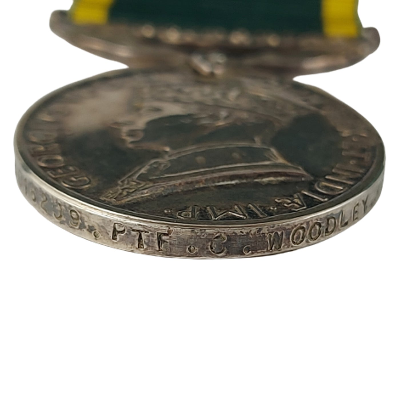 WW1 Territorial Efficiency Medal In Case Of Issue - Essex Regiment