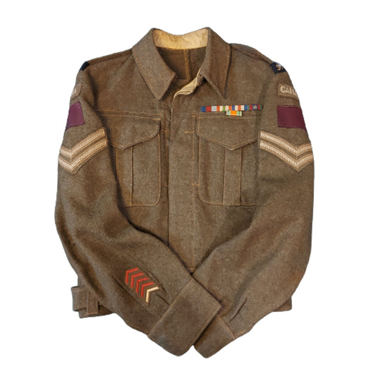 WW2 5 LAA RCA Royal Canadian Artillery Battle Tunic 1944