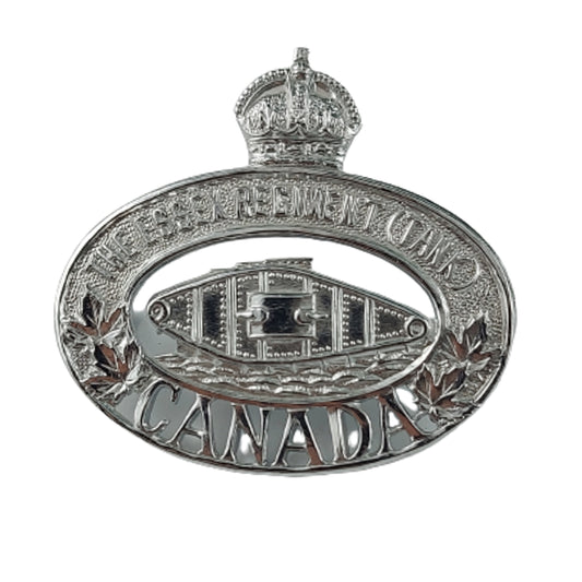 WW2 Canadian The Essex Regiment (Tank) Cap Badge - Scully Montreal