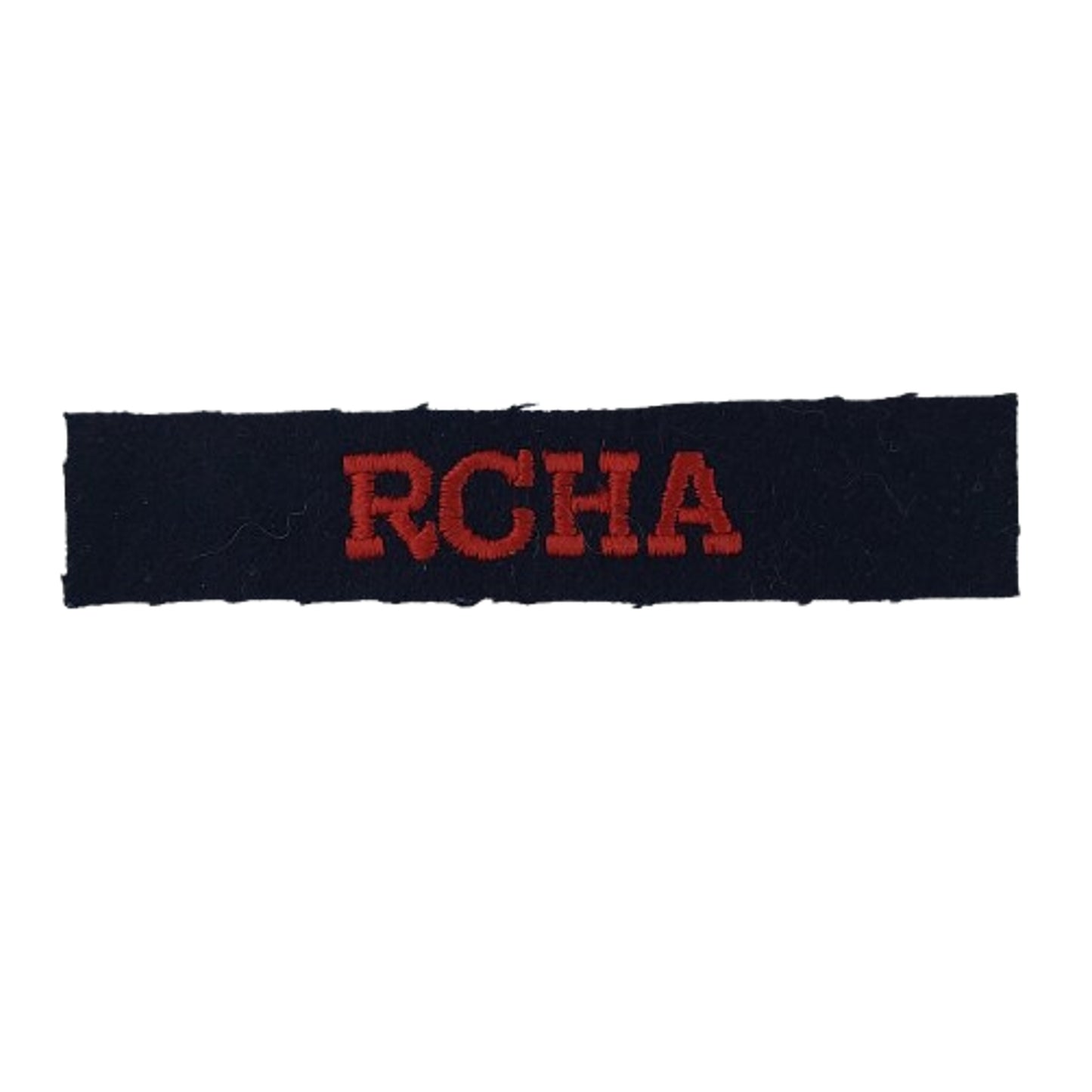 WW2 Canadian RCHA Royal Canadian Horse Artillery Cloth Shoulder Title