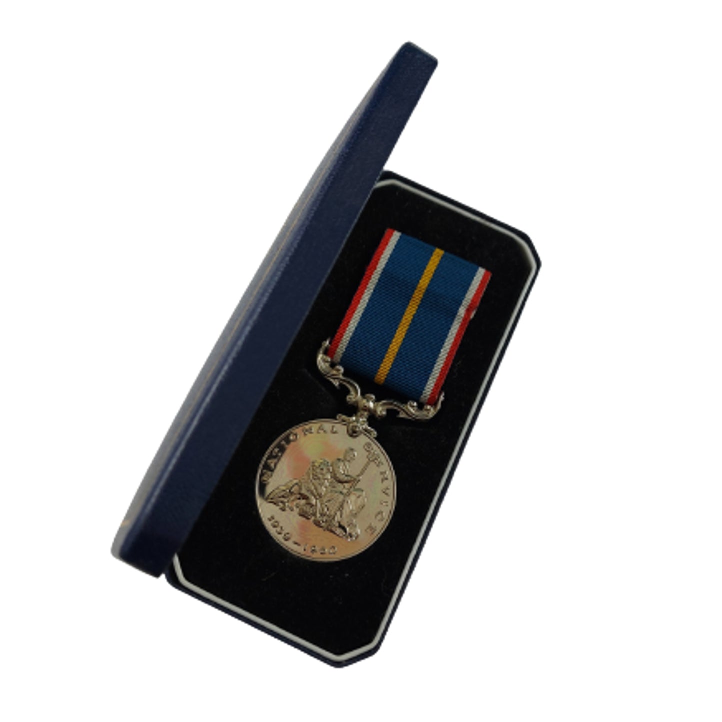 WW2 / Post-WW2 Cased National Service Medal 1939-1960