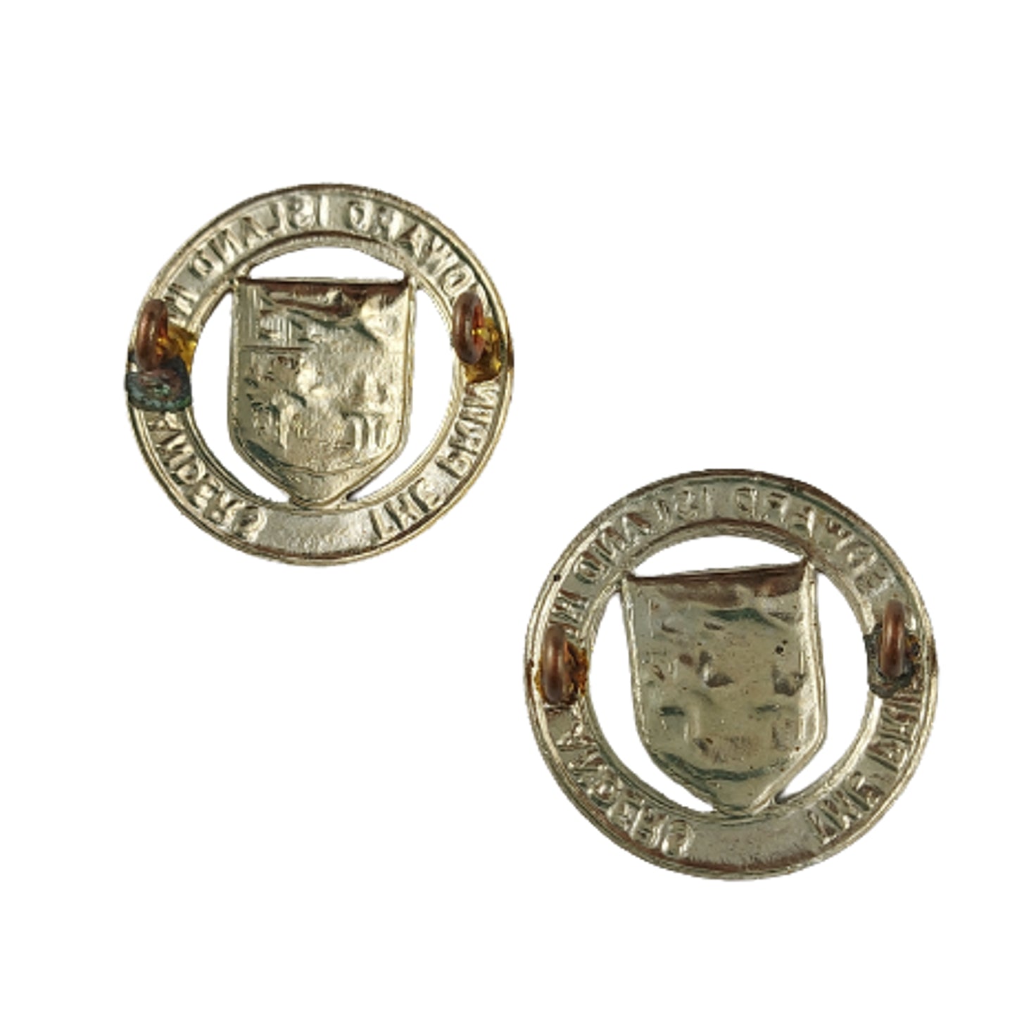 Prince Edward Island Highlanders collar Badge Pair