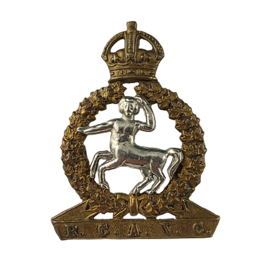 1922 Royal Canadian Army Veterinary Corps Officer's Collar Badge