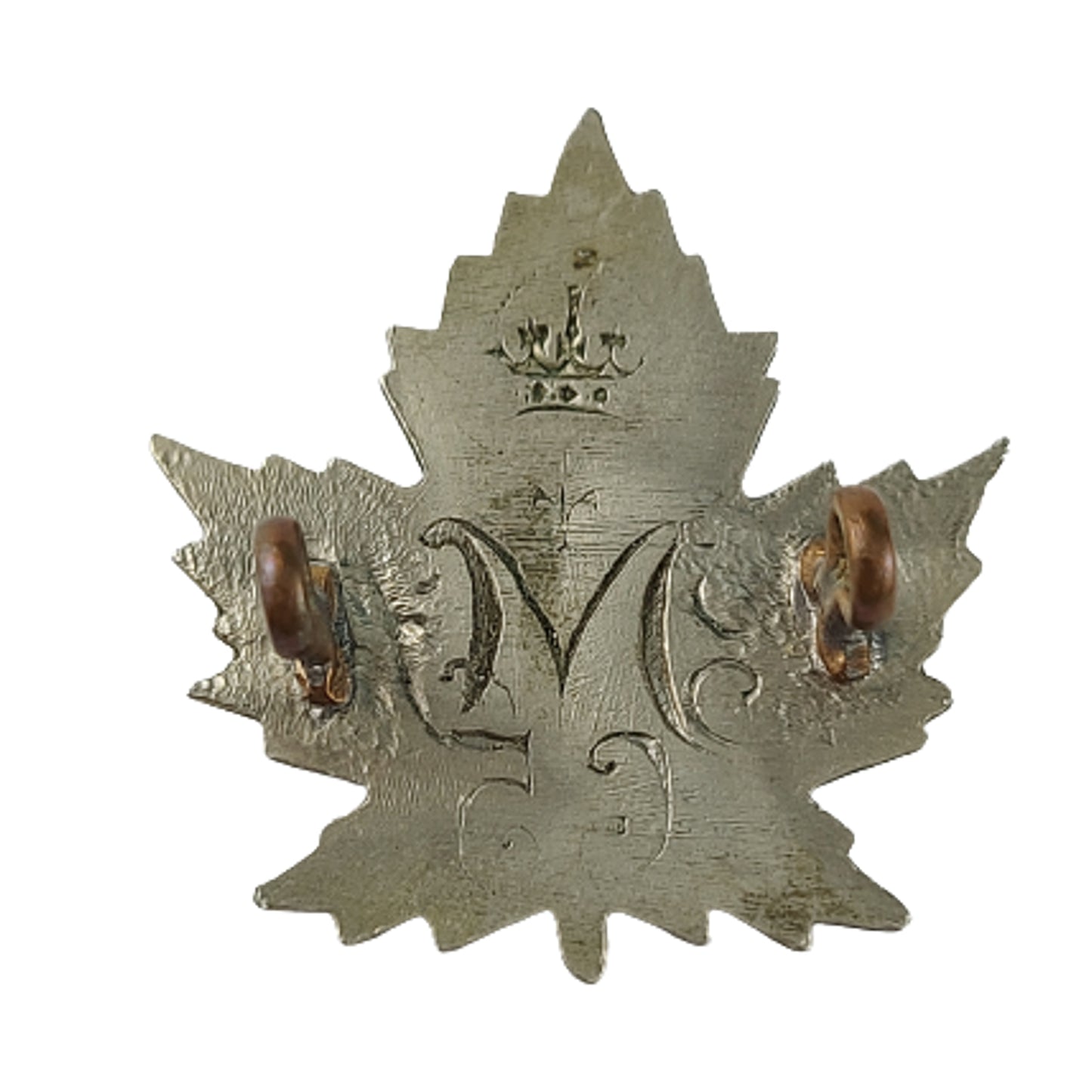 Pre-WW1 Canadian Militia 1902 65th Carabiniers Mont Royal Collar Badge