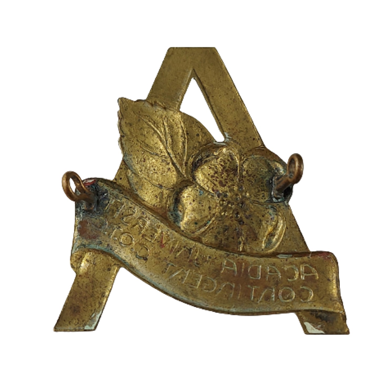 WW2 Acadia University COTC Canadian Officer Training Corps Cap Badge