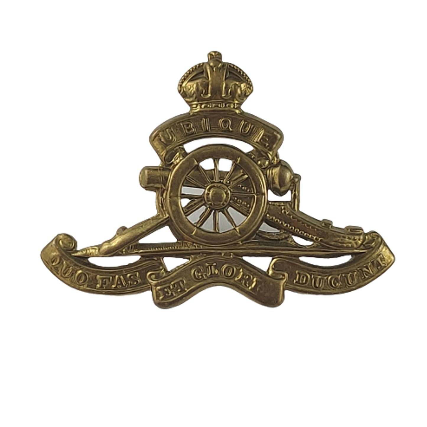 WW2 RCA Royal Canadian Artillery Cap Badge