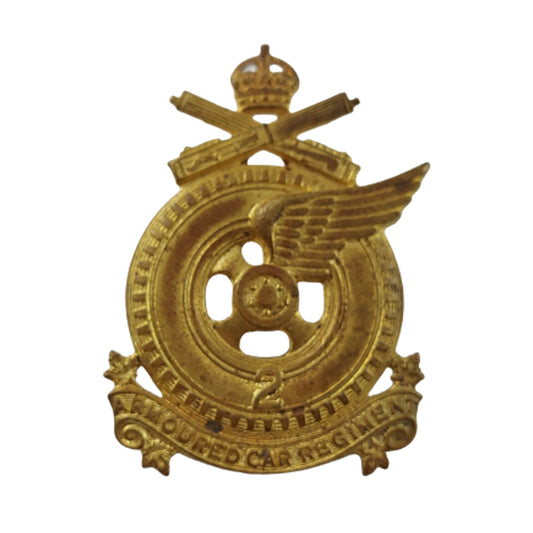 WW2 Canadian 2nd Armor Carrier Regiment Cap Badge