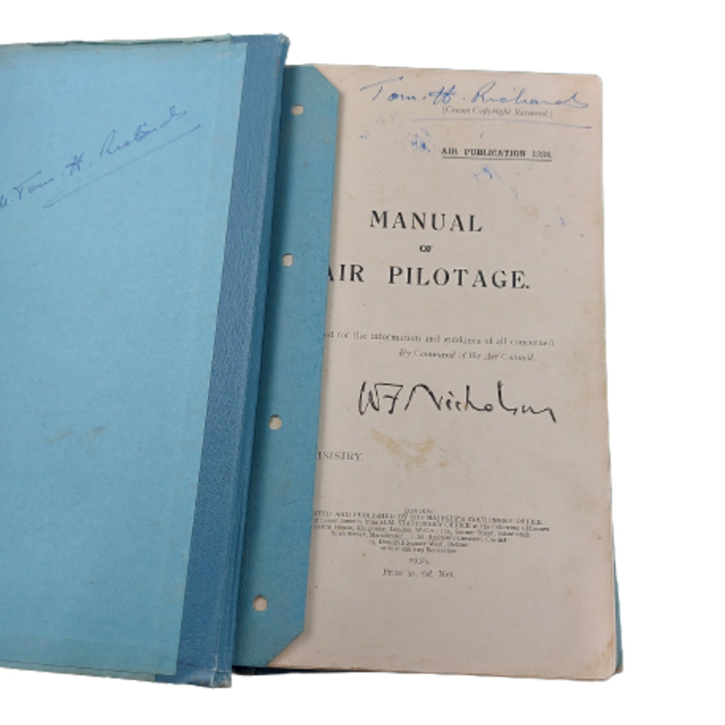 Named British RAF Royal Air Force Manual Of Air Pilotage 1930